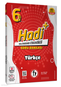 Fi Yayınları 6. Sınıf Hadi+ Türkçe Soru Bankası