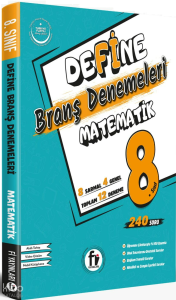 Fi Yayınları 8. Sınıf LGS Define Matematik Branş Denemeleri