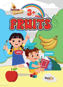 Fruits (Meyveler ); Türkçe – İngilizce Boyama Kitabı