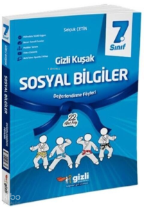 Gizli Yayınları 7. Sınıf Sosyal Bilgiler Gizli Kuşak Değerlendirme Föyleri