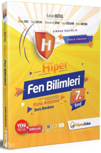Hiper Zeka 7. Sınıf Hiper Fen Bilimleri Konu Anlatımlı & Soru Bankası