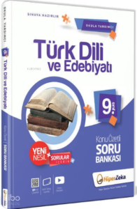 Hiper Zeka 9. Sınıf Türk Dili ve Edebiyatı Konu Özetli Soru Bankası