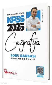 Hoca Kafası 2025 KPSS Coğrafya Soru Bankası Çözümlü