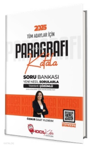 Hoca Kafası 2025 KPSS TYT ALES DGS Paragrafı Kafala Soru Bankası Çözümlü - Öznur Saat Yıldırım Hoca Kafası Yayınları