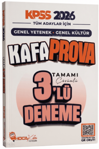 Hoca Kafası 2026 KPSS Genel Yetenek Genel Kültür Kafa Prova 3 Deneme