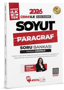 Hoca Kafası 2026 KPSS TYT ALES DGS Soyut Paragraf Soru Bankası Çözümlü