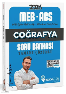 Hoca Kafası 2026 MEB-AGS Coğrafya Soru Bankası Çözümlü