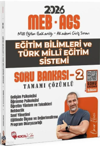 Hoca Kafası 2026 MEB-AGS Eğitim Bilimleri ve Türk Milli Eğitim Sistemi Soru Bankası-2 Çözümlü