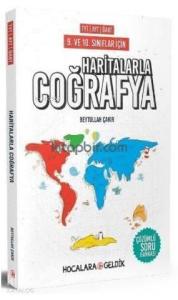 Hocalara Geldik Yayınları TYT AYT ÖABT 9. 10. Sınıflar İçin Haritalarla Coğrafya Çözümlü Soru Bankası Hocalara Geldik 