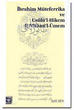İbrahim Müteferrika ve Usülü'l Hikem fi Nizam'i-Ümmen