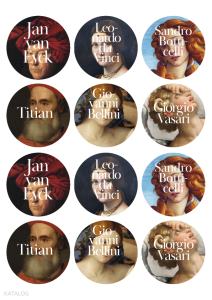 İkonik Tablolar Sticker  (12’li)