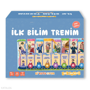 İlk Bilim Trenim - Cırt Cırtlı Yapboz ve Kitap Seti