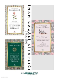 İmam Gazali Nefisle Mücadele Seti  İki Şehvetin Kırılması, Hased Kin, Nefsin Terbiyesi 3lü Set