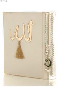 İnci Tesbih Hediyeli Krem Kur'an'ı Kerîm