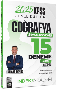 İndeks Akademi 2025 KPSS Coğrafya Simülasyonu 15 Deneme Çözümlü