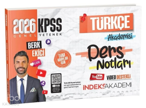 İndeks Akademi 2026 KPSS Türkçe Akademisi Video Ders Notları