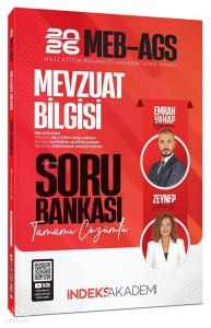 İndeks Akademi 2026 MEB-AGS Mevzuat Bilgisi Soru Bankası Çözümlü