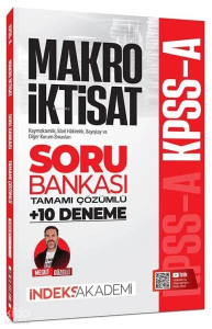 İndeks Akademi KPSS A Grubu Makro İktisat Soru Bankası ve 10 Deneme Çözümlü