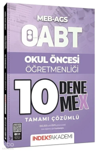 İndeks Akademi ÖABT MEB-AGS Okul Öncesi Öğretmenliği 10 DenemeX Çözümlü