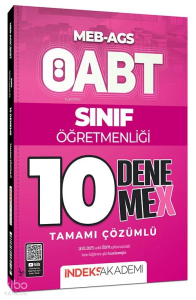 İndeks Akademi ÖABT MEB-AGS Sınıf Öğretmenliği 10 DenemeX Çözümlü
