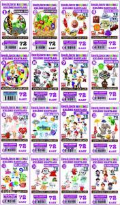 İngilizce Resimli Kelime Kartları Takım (1-16) 1152-Kart