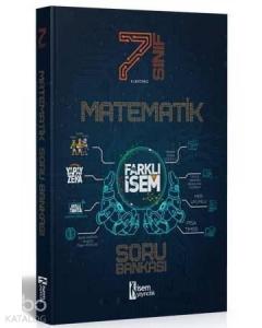 İsem 2021 7.Sınıf Farklı İsem Matematik Soru Bankası İsem Yayıncılık