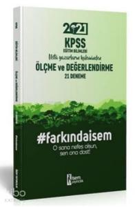 İsem 2021 KPSS Eğitim Bilimleri Ölçme ve Değerlendirme 21 Deneme