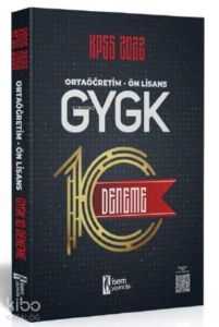 İsem 2022 KPSS Ortaöğretim-Ön Lisans GYGK 10 Deneme İsem Yayıncılık