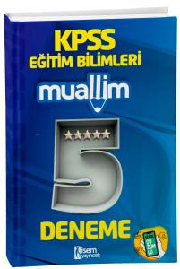 İsem KPSS Eğitim Bilimleri Muallim 5 Deneme