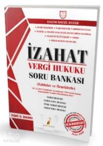 İzahat Konu Özetli Çözümlü Soru Bankası; Tablolar ve Örneklerle