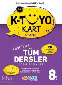 K-Tüyo Kart Destekli Hedef 1 Fazla Tüm Dersler Soru Bankası 8. Sınıf