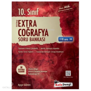 Kafa Dengi Yayınları 10. Sınıf Coğrafya Extra Soru Bankası