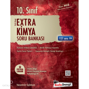 KafaDengi 10.Sınıf Extra Kimya Soru Bankası (Tümü Video Çözümlü)