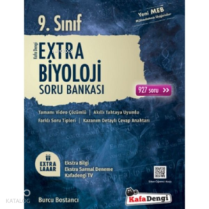 KafaDengi 9.Sınıf Extra Biyoloji Soru Bankası (Tümü Video Çözümlü)