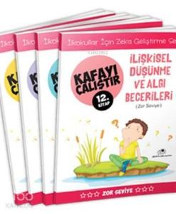 Kafayı Çalıştır Seti (4 Kitap); Zekâ Geliştirme Seti, Zor Seviye, 7 - 9 Yaş