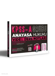KPSS A Grubu Anayasa Hukuku Video Ders Notları