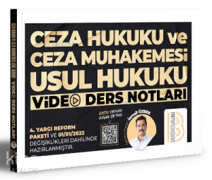 KPSS A Grubu Ceza Hukuku ve Ceza Muhakemesi Usul Hukuku Video Ders Notları