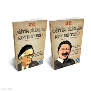 KPSS Eğitim Bilimleri Defterleri (2 Cilt) KR Akademi Yayınları