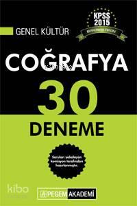 KPSS Genel Kültür Coğrafya 30 Deneme 2015