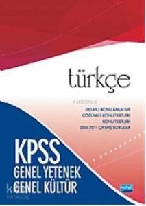 KPSS Genel Kültür Genel Yetenek Türkçe