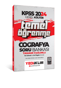 KPSS Genel Kültür Temel Öğrenme Coğrafya Tamamı Çözümlü Soru Bankası