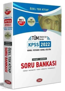 Kpss Lisans G.Y-G.K Cevaplı Çözümlü Soru Bankası 2022 Kamp