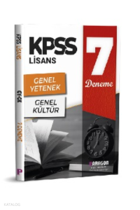 KPSS Lisans Genel Yetenek - Genel Kültür 7 Deneme