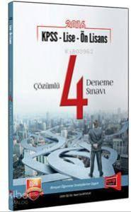 KPSS Lise Ön Lisans Çözümlü 4 Deneme Sınavı 2016