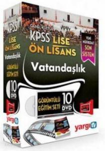 KPSS Lise - Önlisans Vatandaşlık Görüntülü Eğitim Seti (10 DVD)
