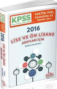 Kpss Lise Ve Ön Lisans Adayları İçin 2016
