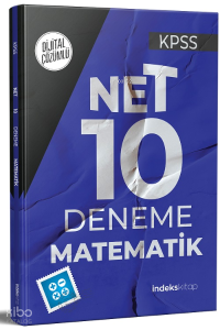 KPSS Matematik Net 10 Deneme Dijital Çözümlü