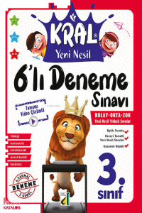 Kral Yeni Nesil 6’lı Deneme Sınavı (3. Sınıf)