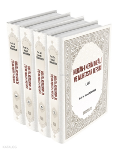 Kur'an-ı Kerim Meali ve Muhtasar Tefsiri (4 Cilt - Ciltli)