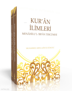 Kuran İlimleri - Menahilul İrfan (2 Cilt Takım)